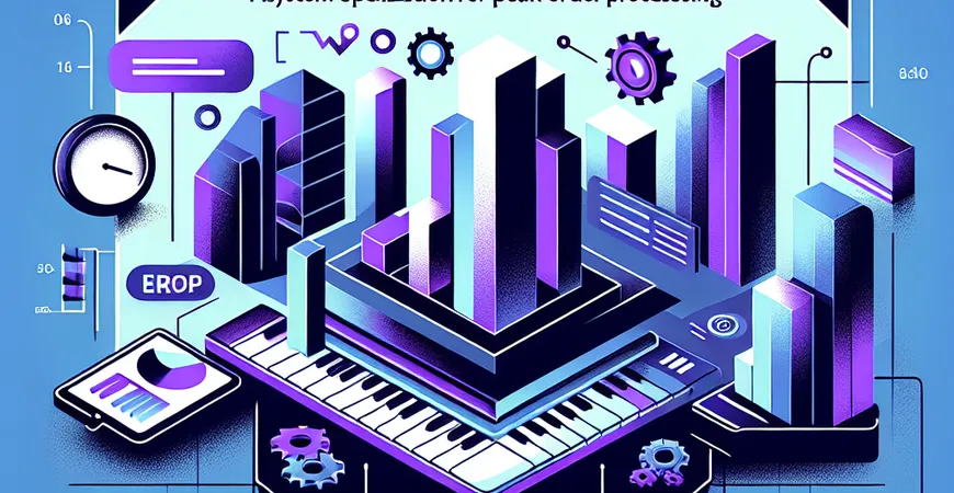  电商大促ERP抗压：订单处理峰值的系统优化方案  